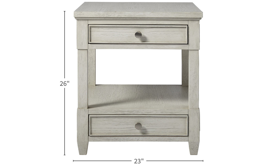 ESCAPE-COASTAL LIVING HOME DRAWER END TABLE-End Tables-Jennifer Furniture