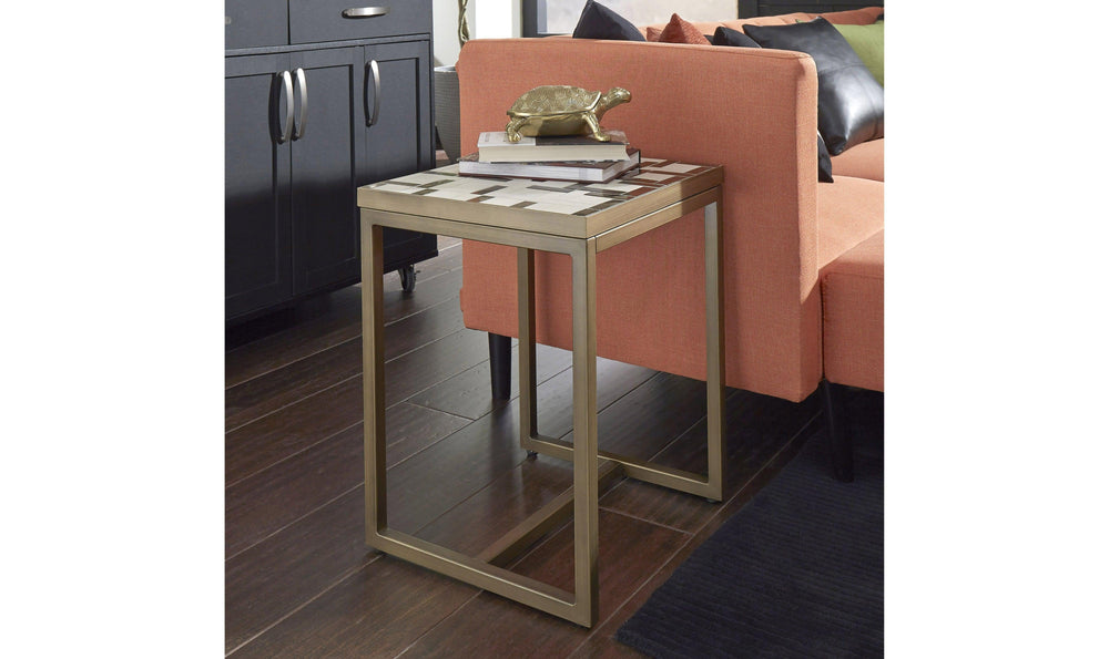 Geometric Ii End Table by homestyles-End Tables-Jennifer Furniture