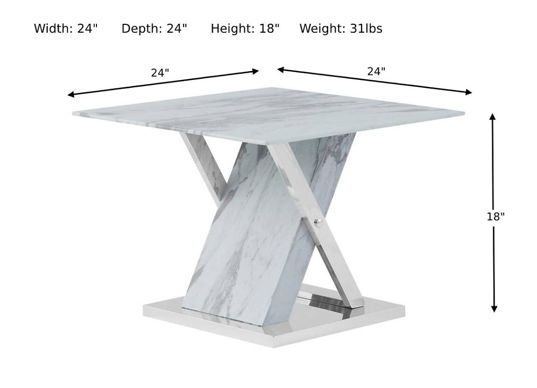 Gerdie End Table-End Tables-Jennifer Furniture