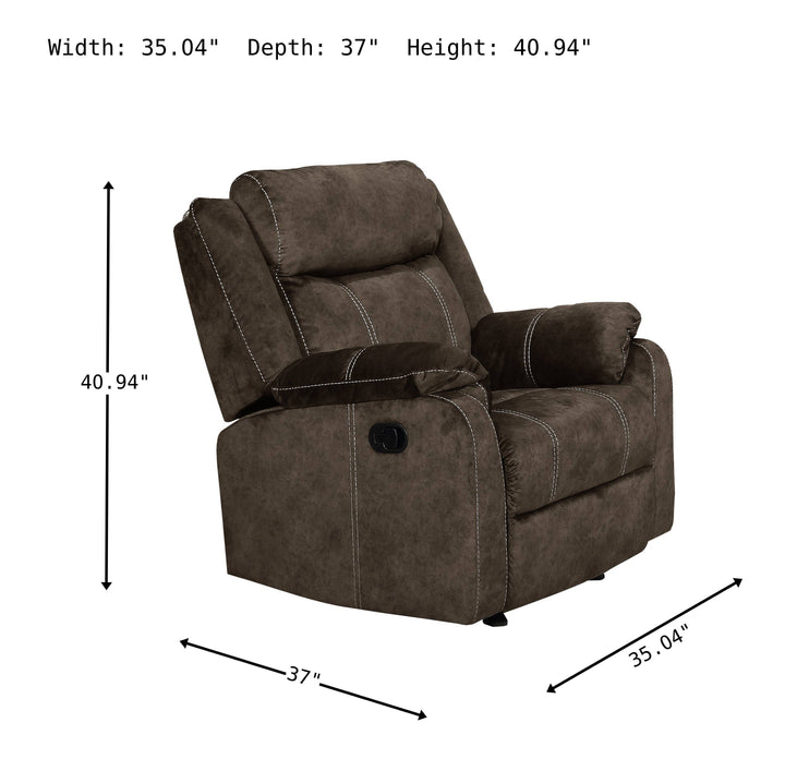 Giada Glider Recliner-Recliner Chairs-Jennifer Furniture