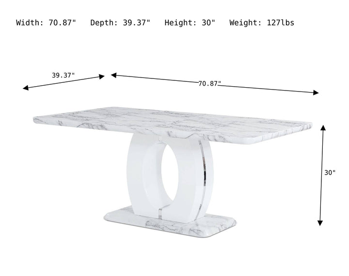 Gosta Dining Table-Dining Tables-Jennifer Furniture