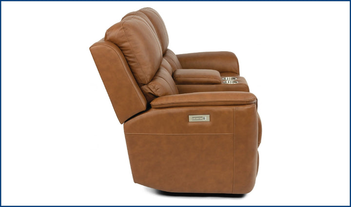 Henry Power Reclining and Headrests Loveseat-Loveseats-Jennifer Furniture