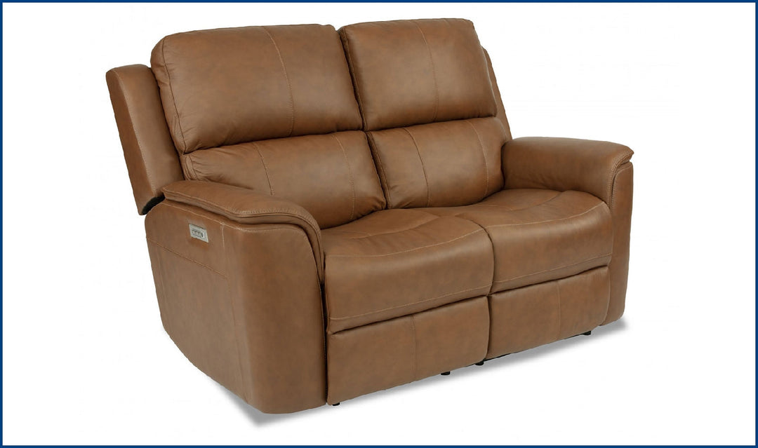 Henry Power Reclining and Headrests Loveseat-Loveseats-Jennifer Furniture