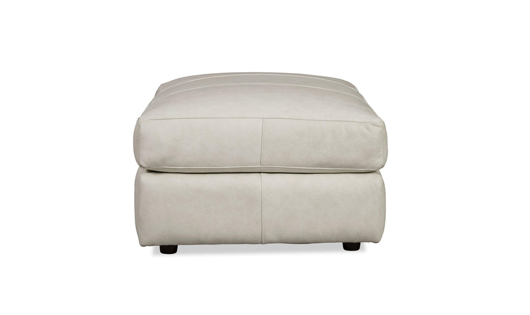 Heroes Leather Ottoman-Ottomans-Jennifer Furniture