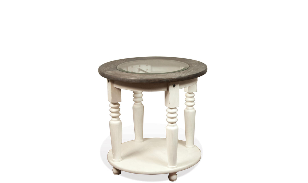 Juniper Round End Table-End Tables-Jennifer Furniture