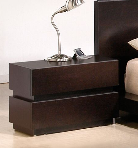 Knotch Nightstand-Nightstands-Jennifer Furniture