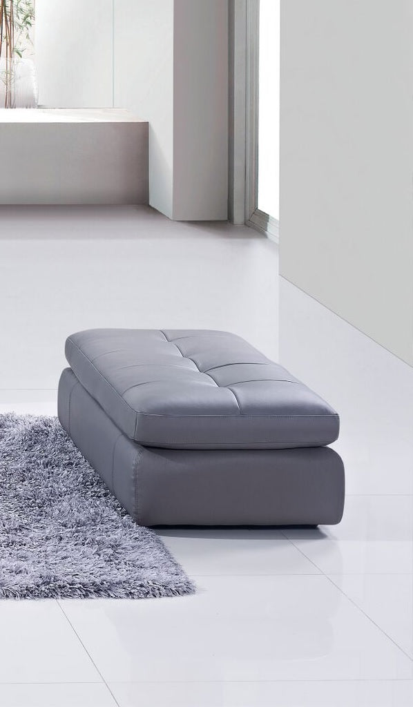 Legend Italian Leather Ottoman-Ottomans-Jennifer Furniture