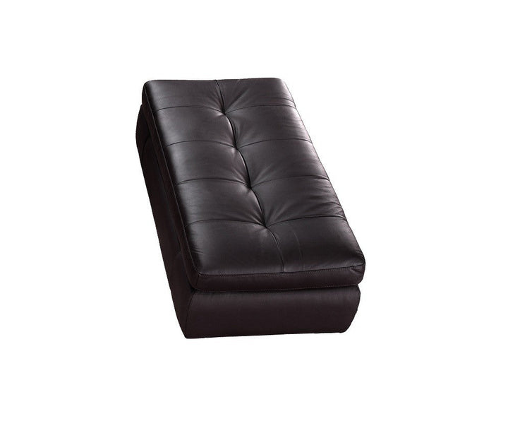 Legend Italian Leather Ottoman-Ottomans-Jennifer Furniture