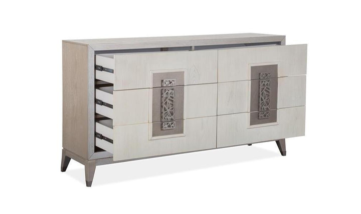 Lenox Double Drawer Dresser-Dressers-Jennifer Furniture