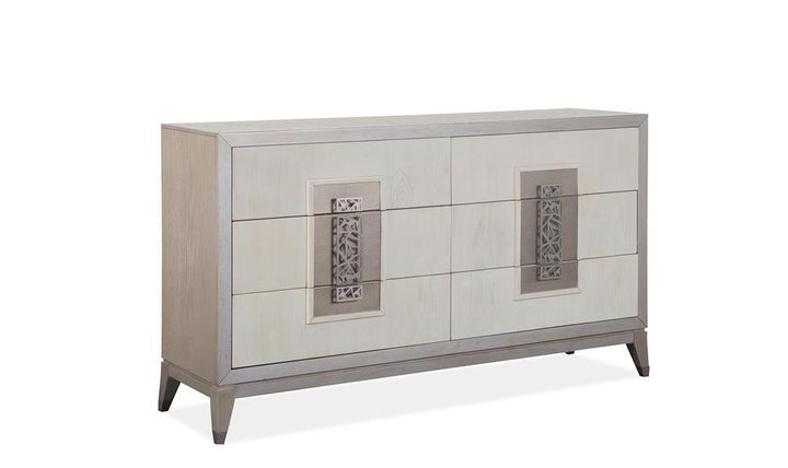 Lenox Double Drawer Dresser-Dressers-Jennifer Furniture