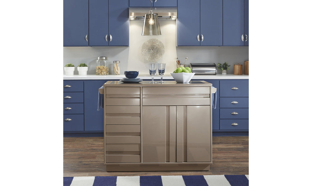 Linear Kitchen Island 10 by homestyles-Cabinets-Jennifer Furniture