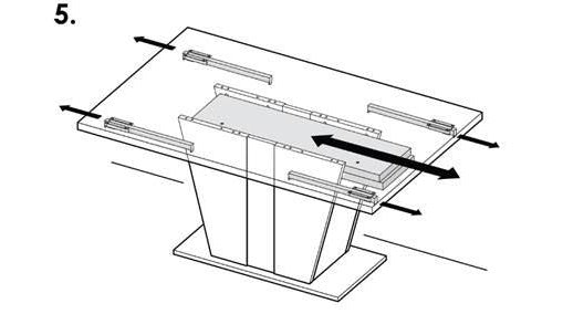 Medea Extendable Dining Table-Dining Tables-Jennifer Furniture