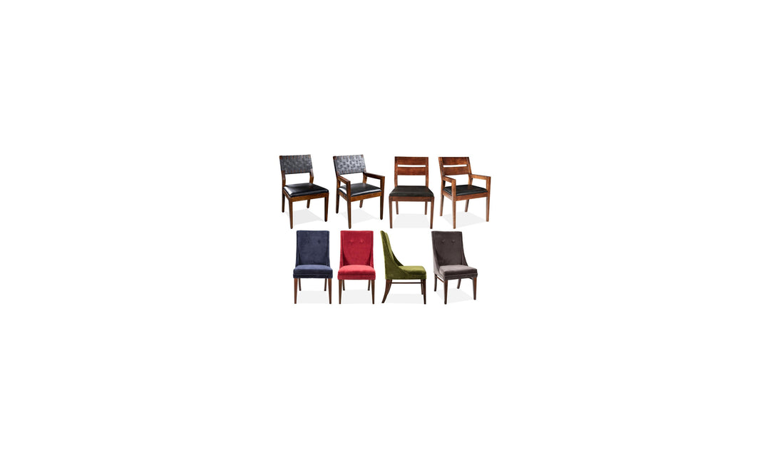 Mix-n-match Chairs Ivy Velvet Side Chair 2in-Dining Side Chairs-Jennifer Furniture