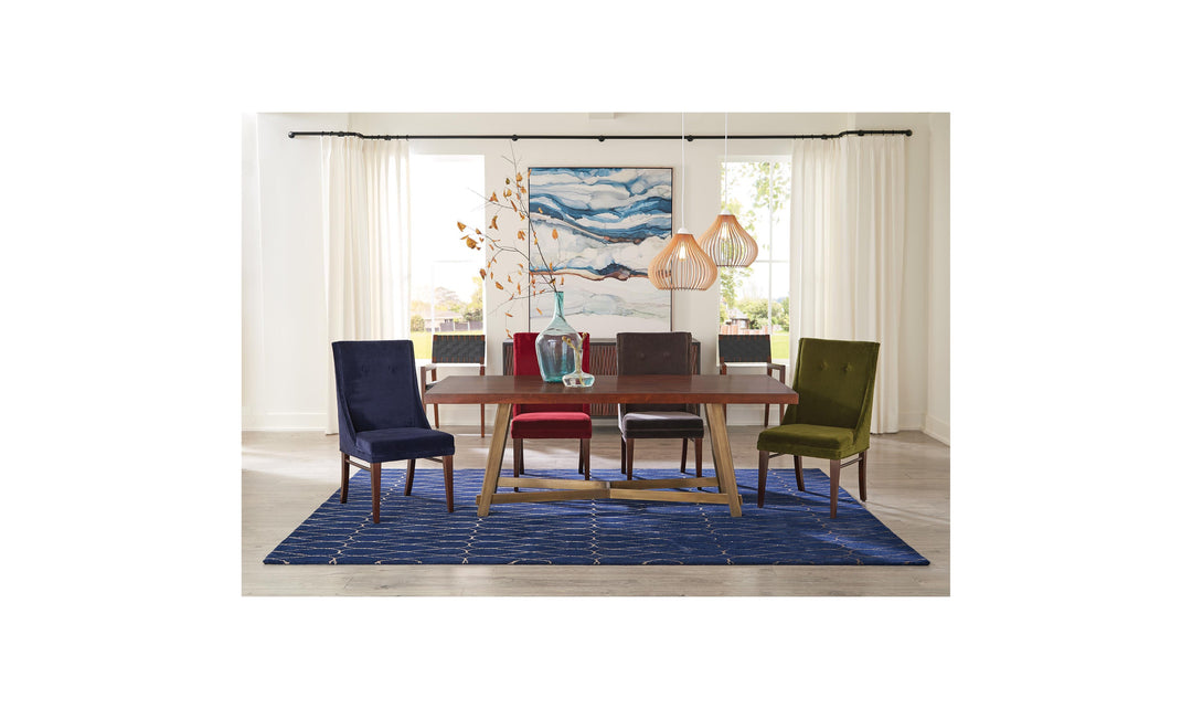 Mix-n-match Chairs Ivy Velvet Side Chair 2in-Dining Side Chairs-Jennifer Furniture