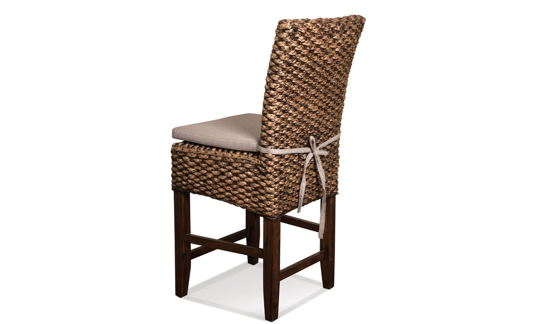 Mix-n-match Chairs Woven Contr Uph Stool 2in-Stools-Jennifer Furniture