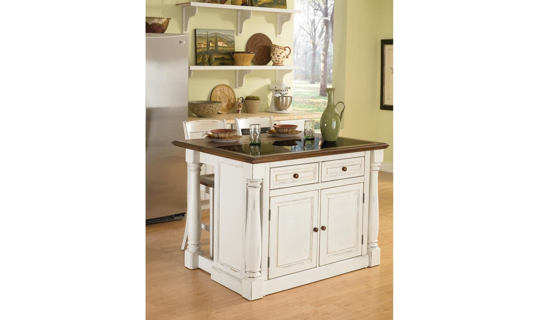 Monarch 3 Piece Kitchen Island Set 2 by homestyles-Cabinets-Jennifer Furniture