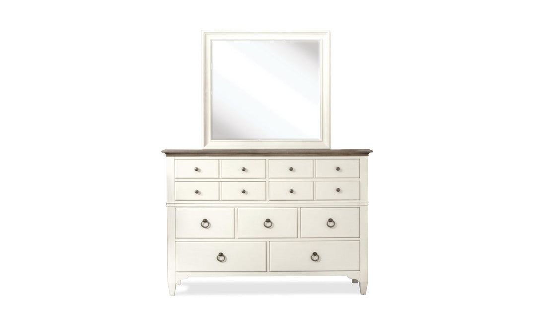 Myra 9-drawer Dressers - White-Dressers-Jennifer Furniture