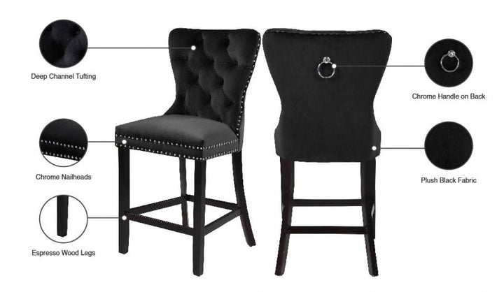 Nikki Counter Stool-Folding Chairs & Stools-Jennifer Furniture