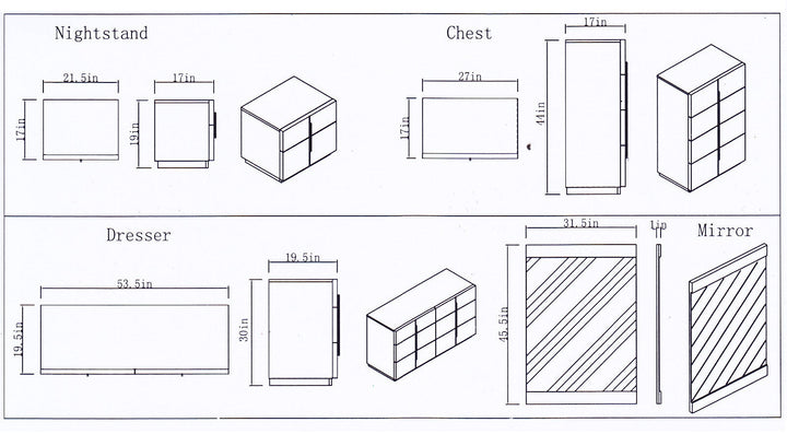 Oslo Dresser-Dressers-Jennifer Furniture