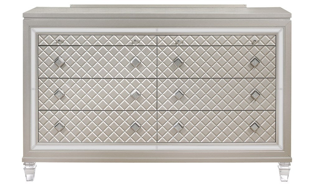 Paris Champagne Dresser-Dressers-Jennifer Furniture