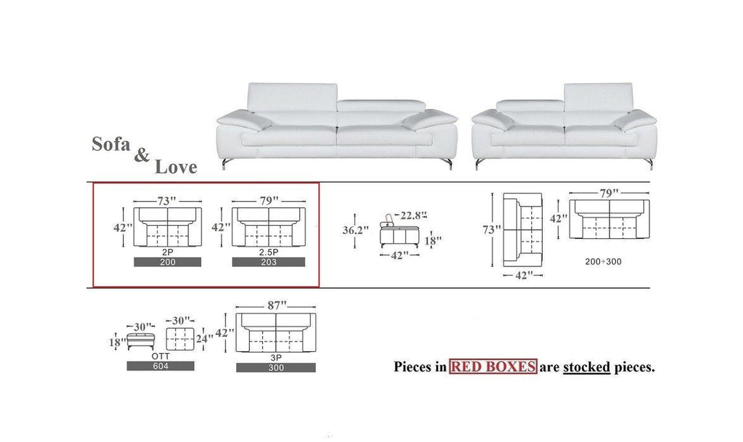 Pekin Italian Leather Sofa-Sofas-Jennifer Furniture