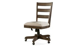 Perspectives Wood Back Uph Desk Chair-Desk Chairs-Jennifer Furniture