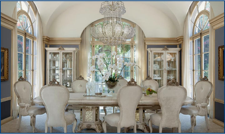 Platine de Royale Dining Table-Dining Tables-Jennifer Furniture