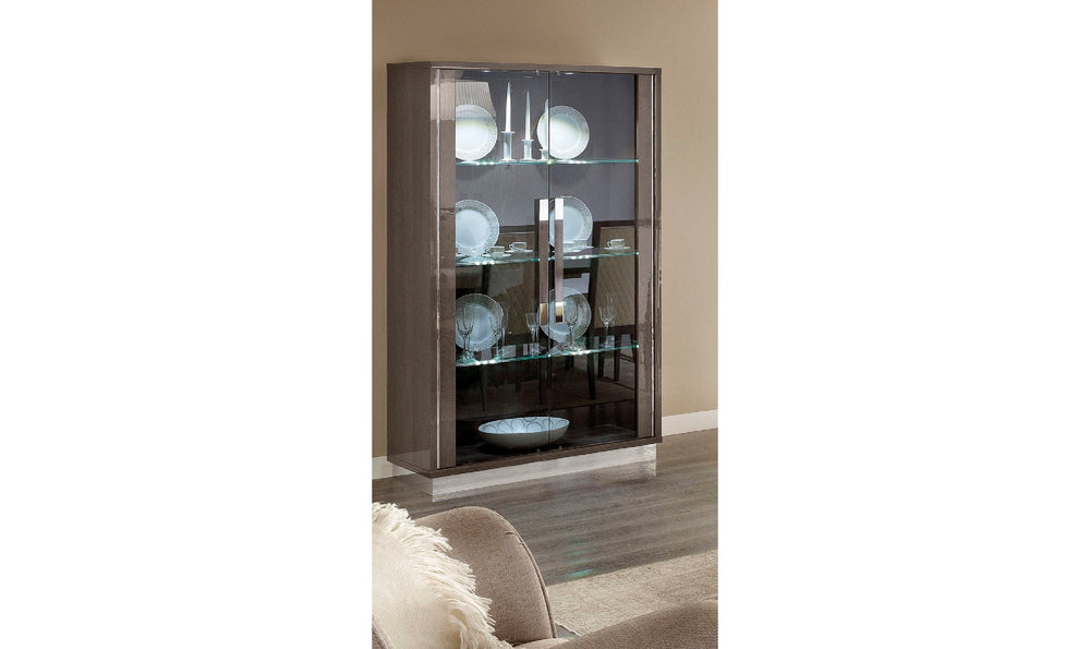 Platinum China Cabinet-China Cabinets-Jennifer Furniture