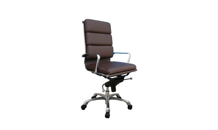 Plush High Back Office Chair-Chairs-Jennifer Furniture