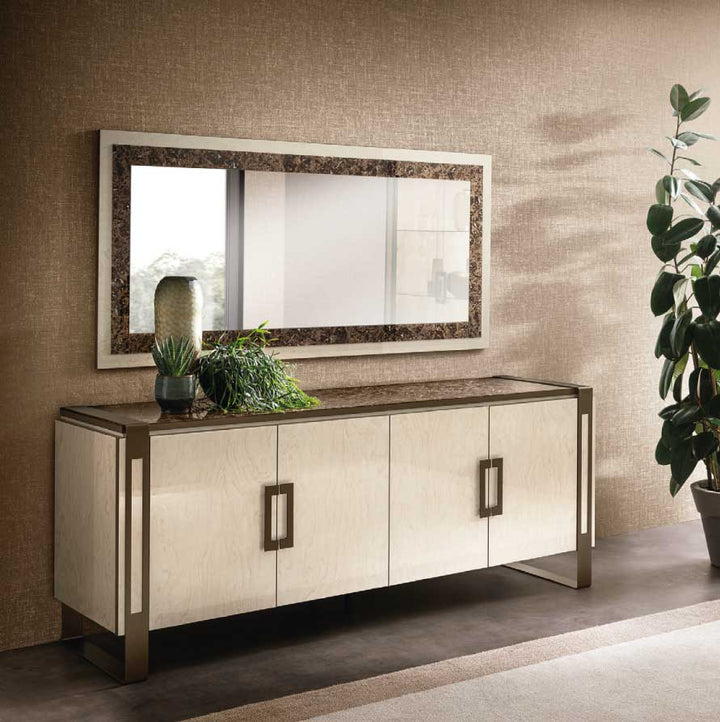 ESF Italia Poesia 2 Door/ 4 Door Wooden Buffet in Light Beige Finish