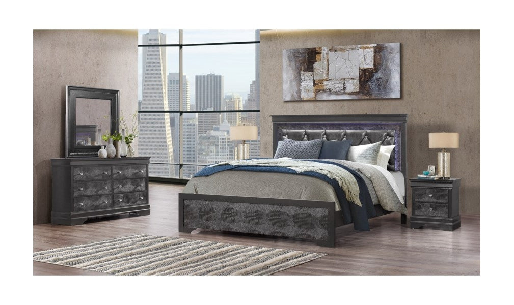 Pompei Nightstand-Nightstands-Jennifer Furniture