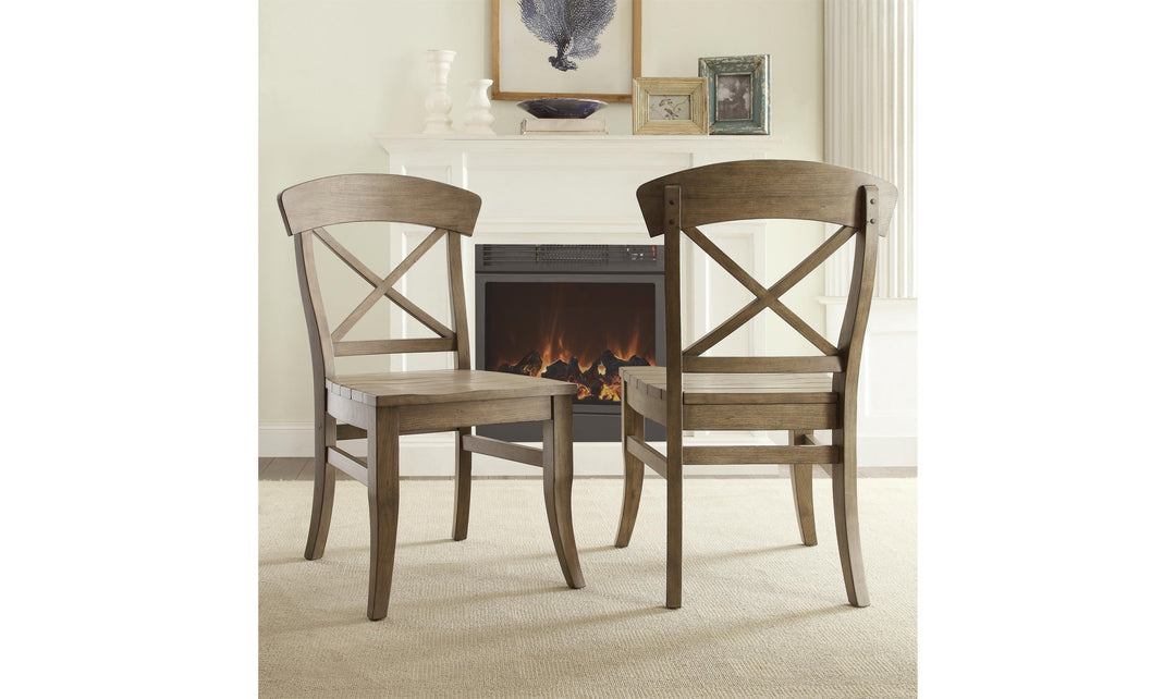 Regan X-back Dining Chair 2in-Dining Side Chairs-Jennifer Furniture