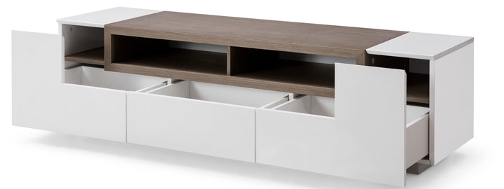 Serpentine TV Stand-Entertainment Centers & Tv Stands-Jennifer Furniture