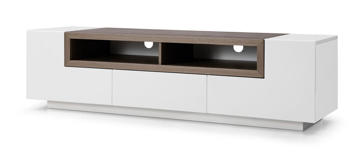 Serpentine TV Stand-Entertainment Centers & Tv Stands-Jennifer Furniture