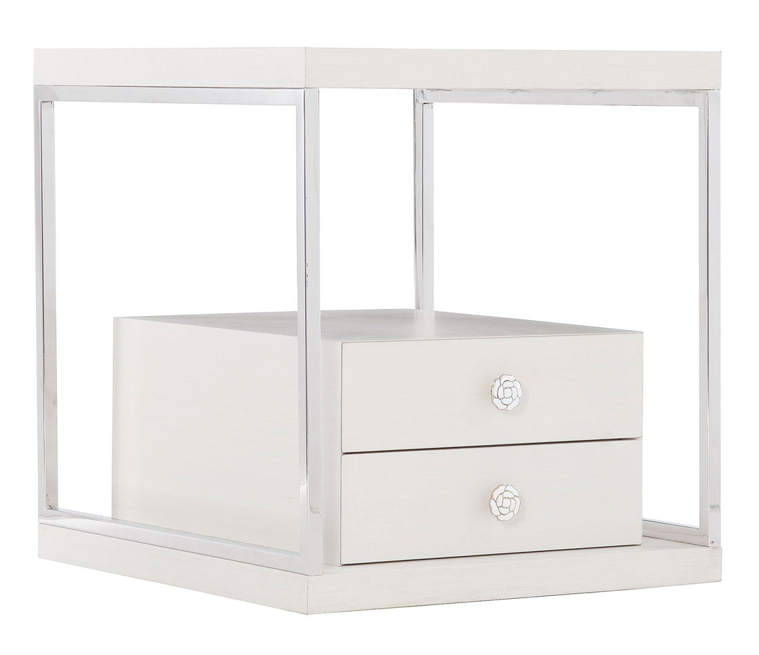 Silhouette 2-Drawers Side Table-End Tables-Jennifer Furniture