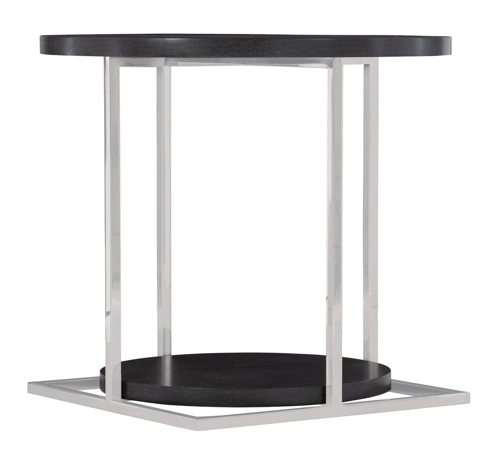 Silhouette Black Side Table-End Tables-Jennifer Furniture