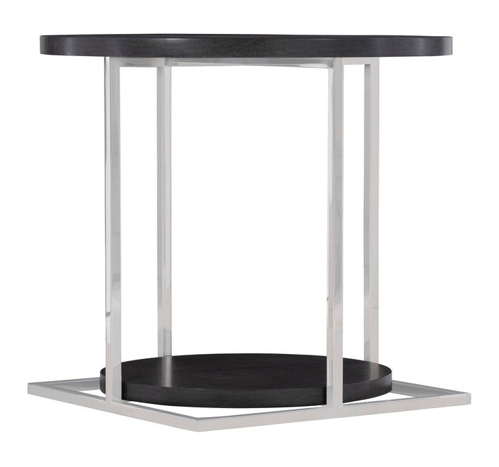 Silhouette Black Side Table-End Tables-Jennifer Furniture