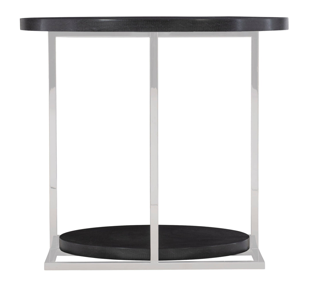 Silhouette Black Side Table-End Tables-Jennifer Furniture