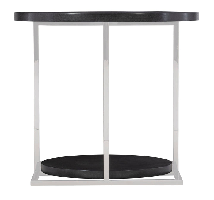 Silhouette Black Side Table-End Tables-Jennifer Furniture