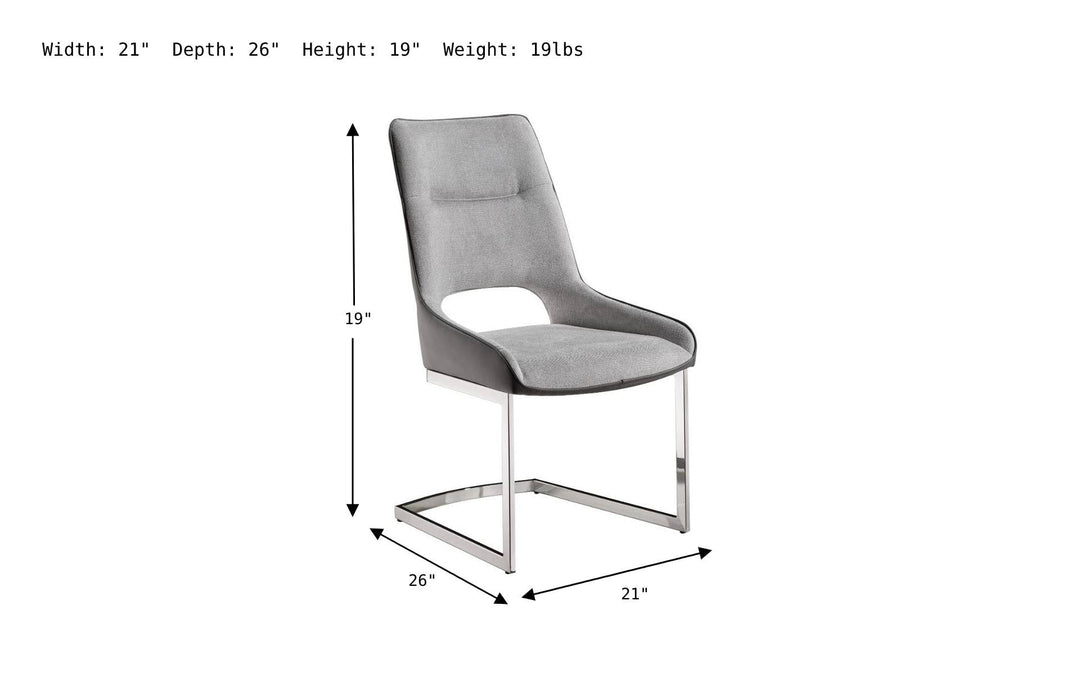 Sismic Dining Chair-Dining Side Chairs-Jennifer Furniture