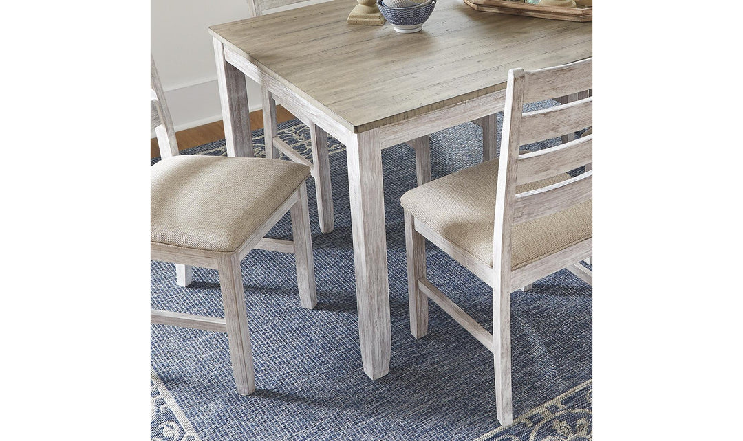 Skempton Dining Room Table and 6 Chairs (Set of 7)-Dining Sets-Jennifer Furniture