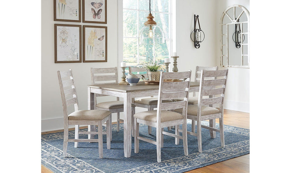 Skempton Dining Room Table and 6 Chairs (Set of 7)-Dining Sets-Jennifer Furniture