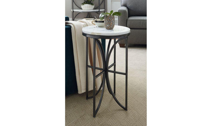 SMALL ROUND ACCENT TABLE-End Tables-Jennifer Furniture