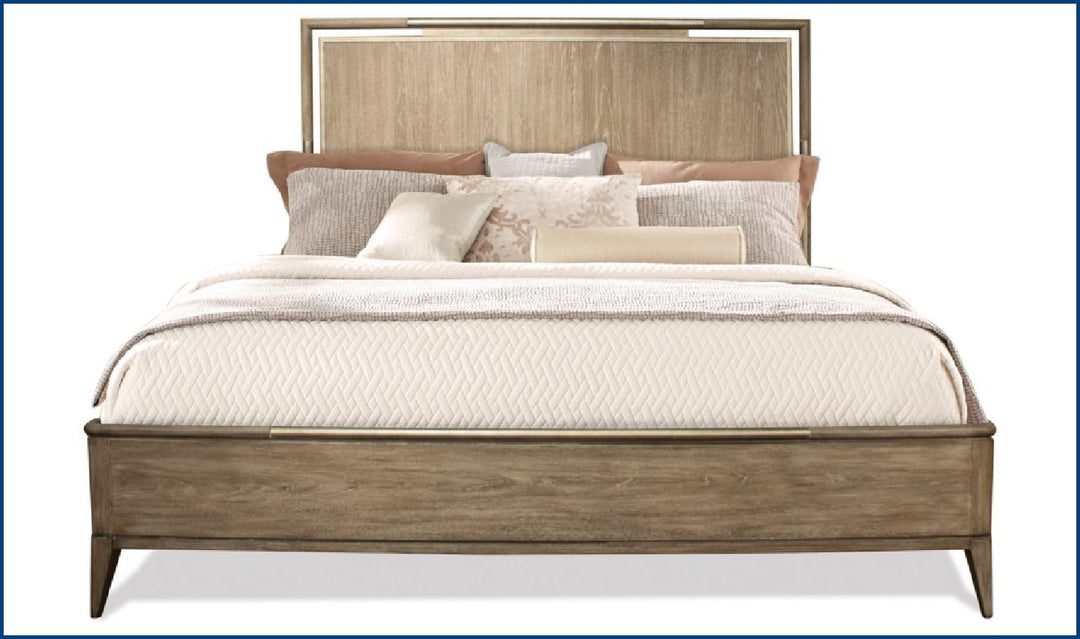 Sophie Natural King Panel Bed-Beds-Jennifer Furniture