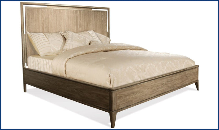 Sophie Natural King Panel Bed-Beds-Jennifer Furniture