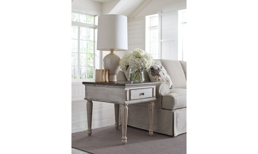 SOUTHBURY DRAWER END TABLE-End Tables-Jennifer Furniture