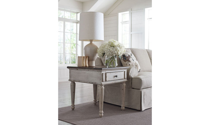 SOUTHBURY DRAWER END TABLE-End Tables-Jennifer Furniture