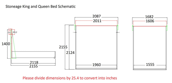 Stoneage Bed-Beds-Jennifer Furniture