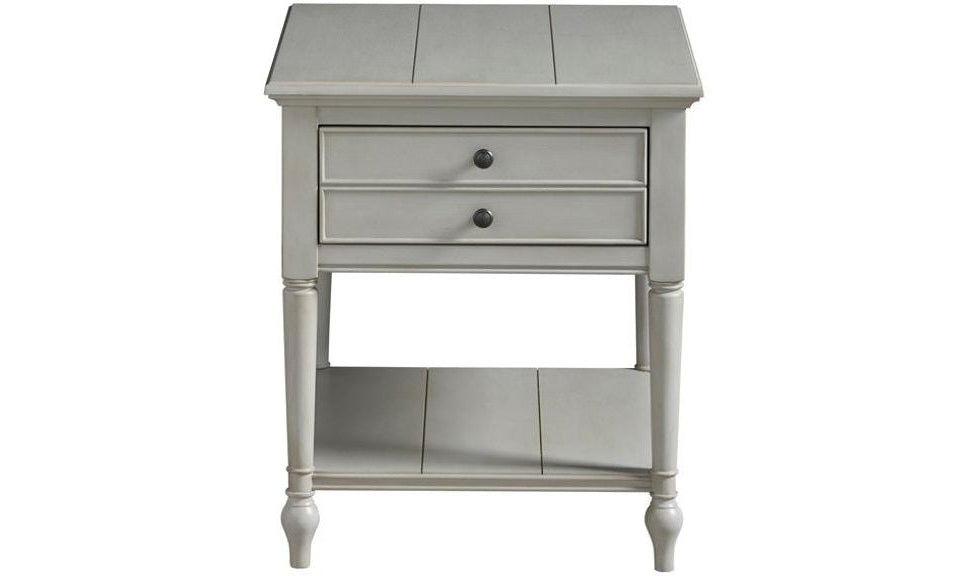 SUMMER HILL NIGHT TABLE - GREY-Nightstands-Jennifer Furniture