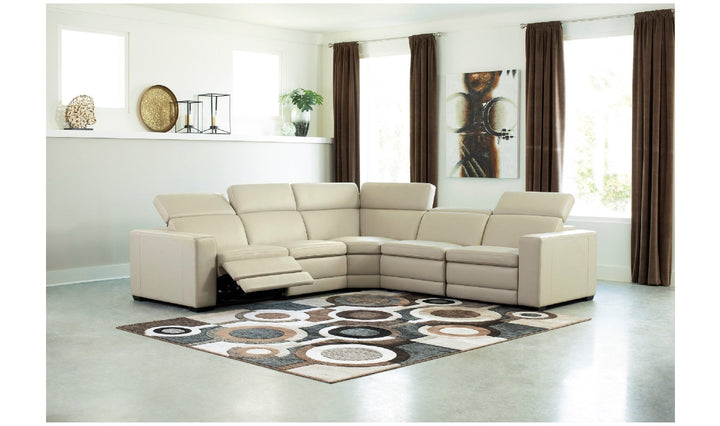 Texline Power Recliner Sectional-Sectional Sofas-Jennifer Furniture